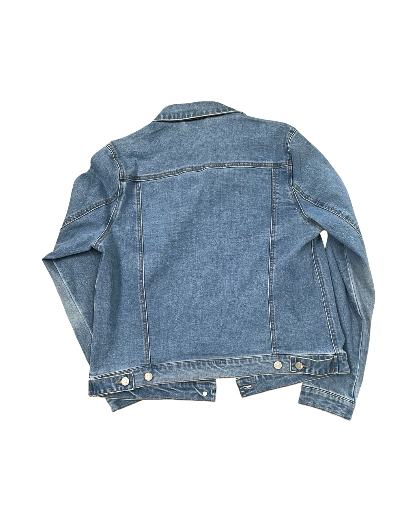 Jacket Denim By Harper In Blue Denim, Size:L