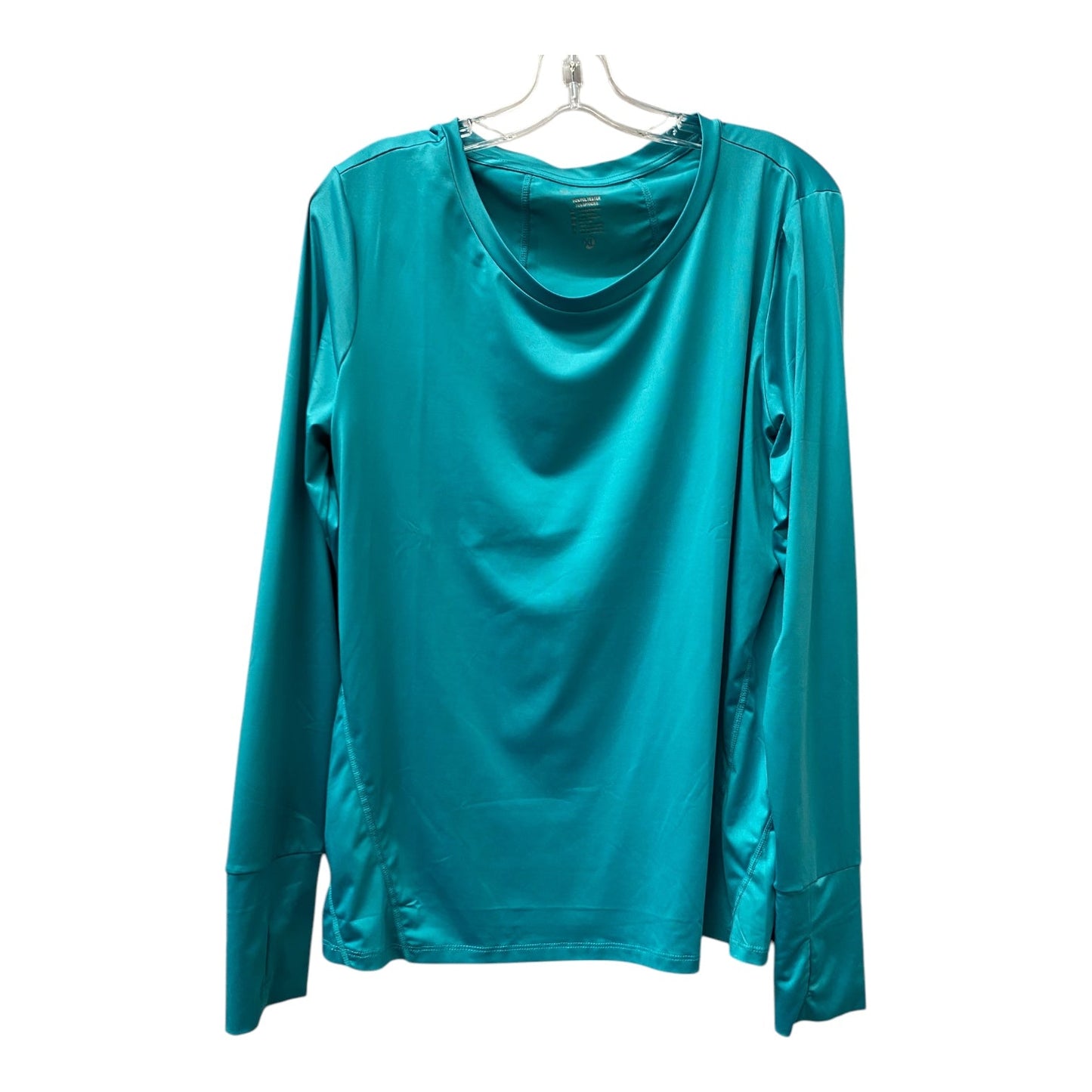 Athletic Top Ls Collar By Cme In Green, Size:Xl