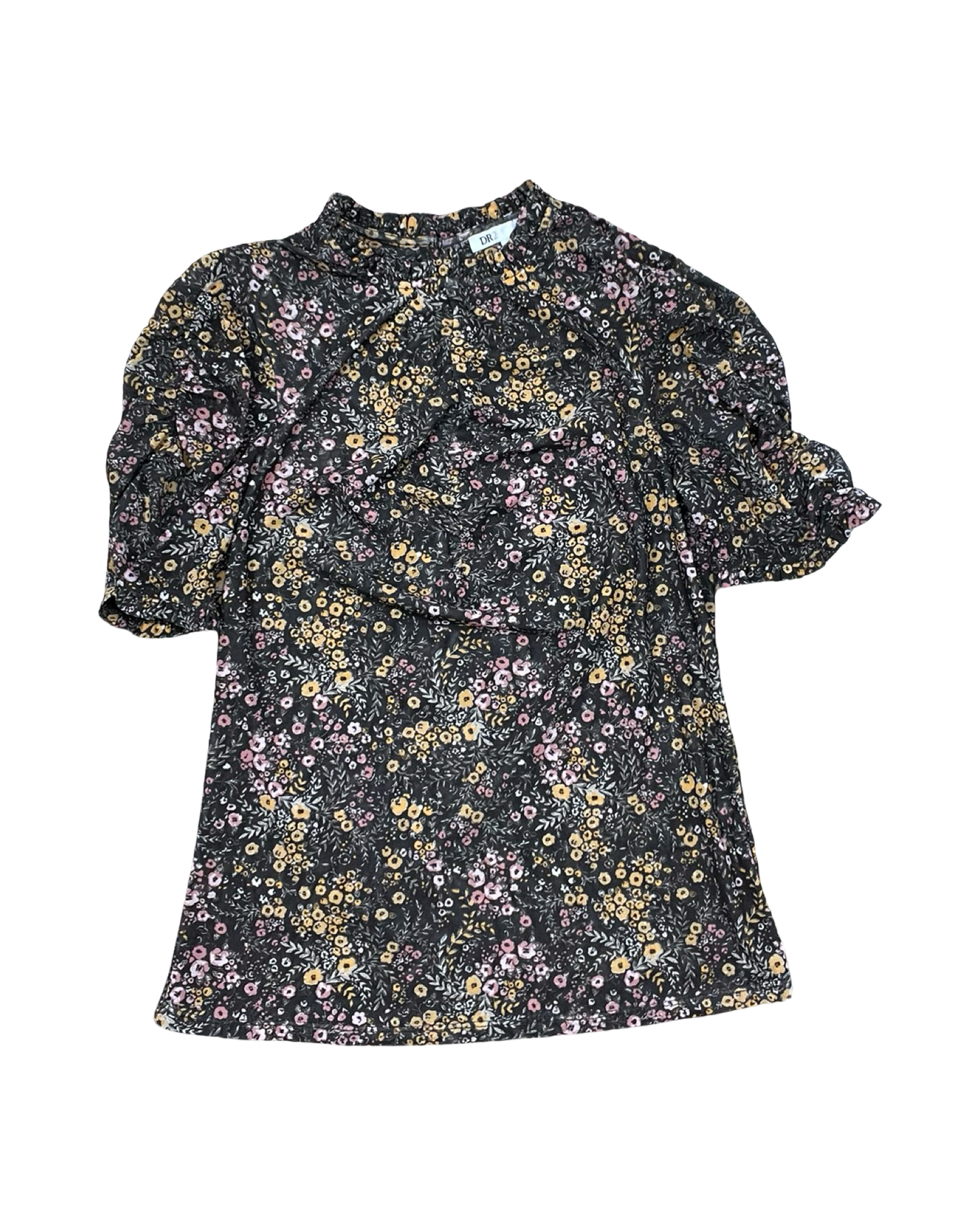 Top Ss By Dr2 In Brown & Yellow, Size:Xs