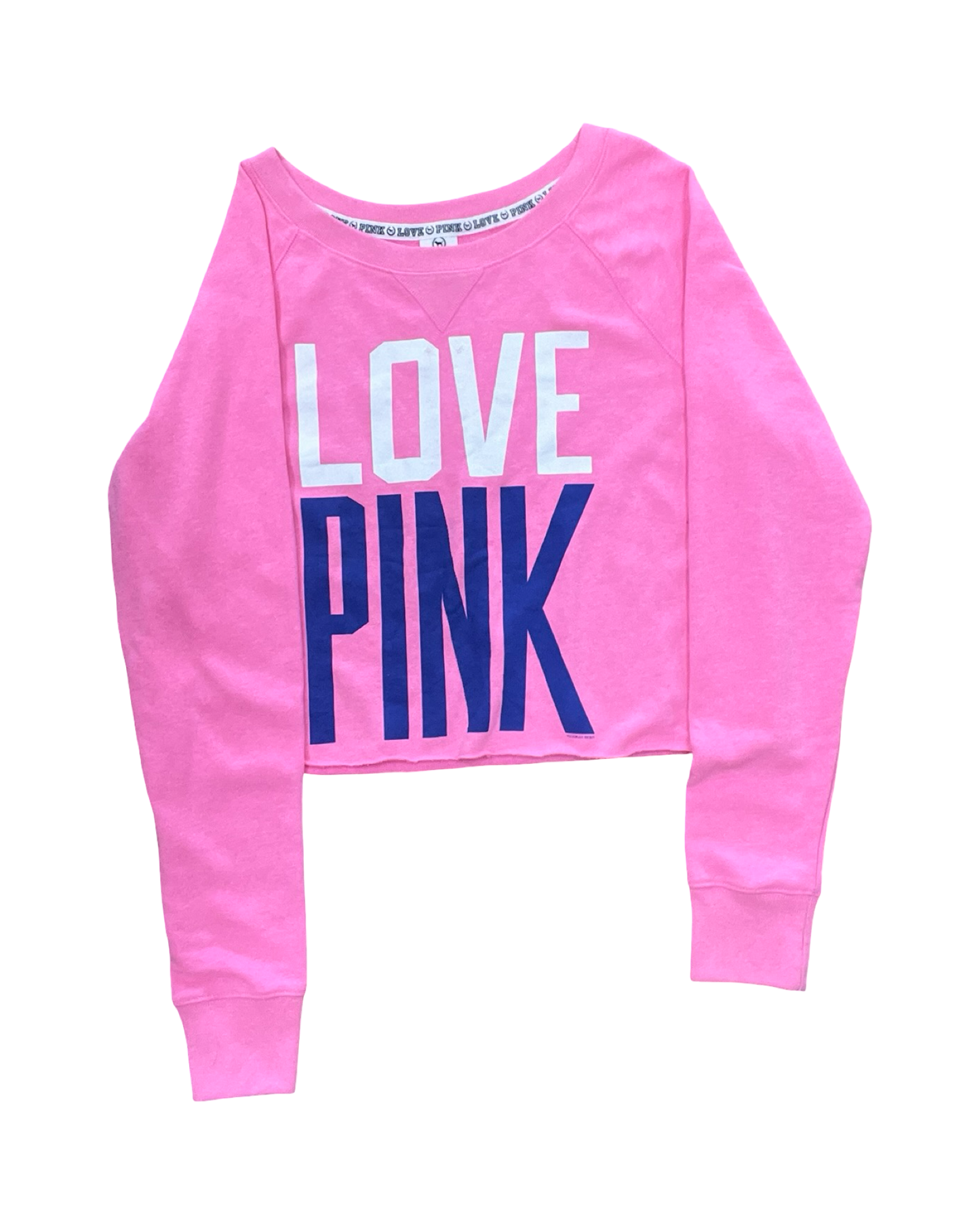 Sweatshirt Crewneck By Pink In Pink, Size:L