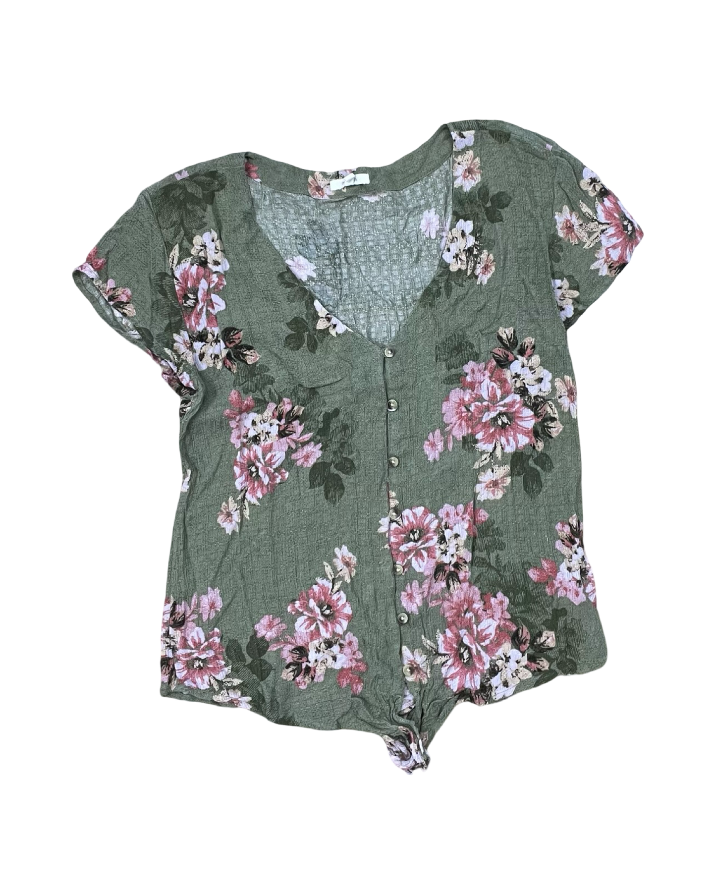 Blouse Ss By Maurices In Green, Size:S