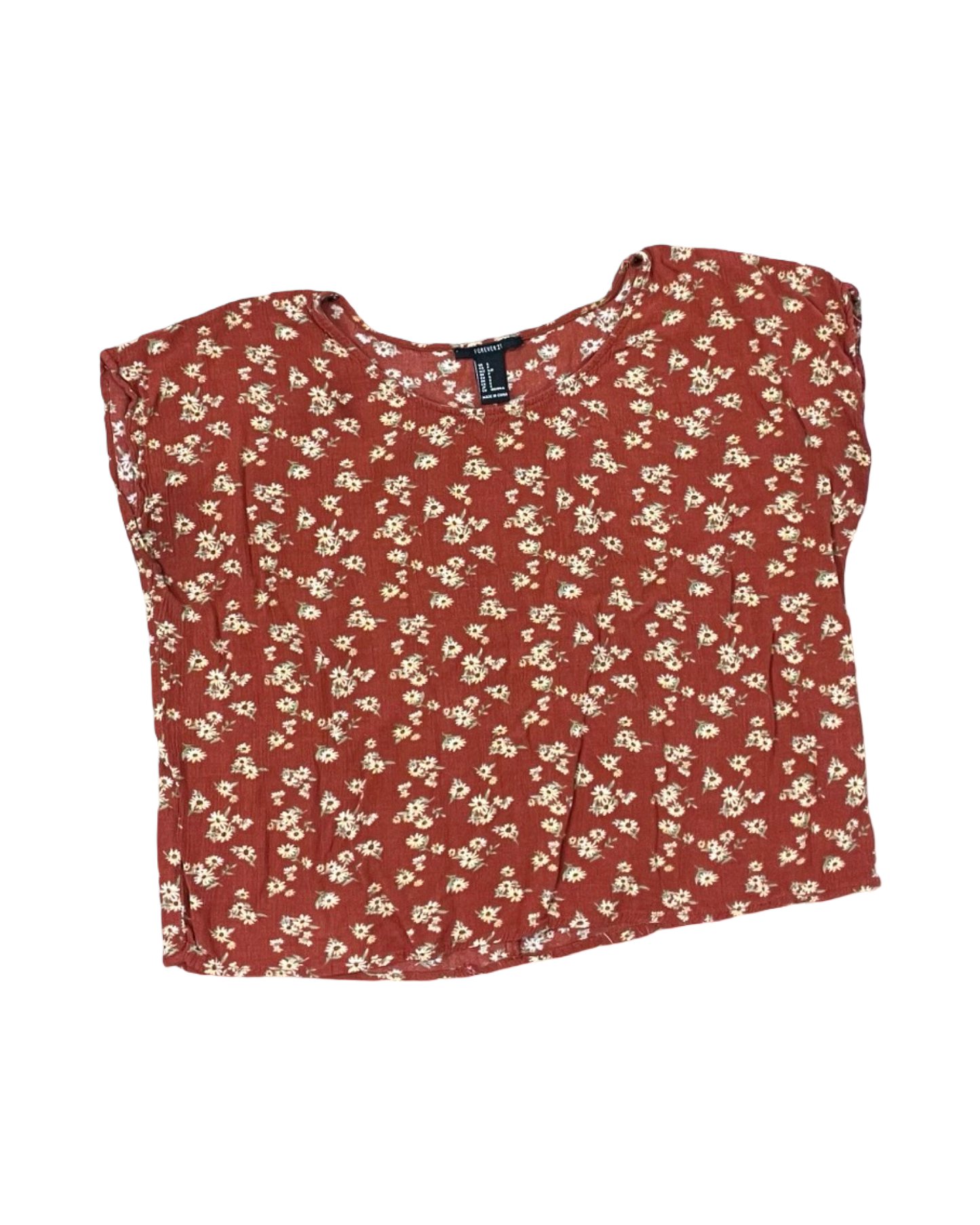 Top Ss By Forever 21 In Red, Size:S