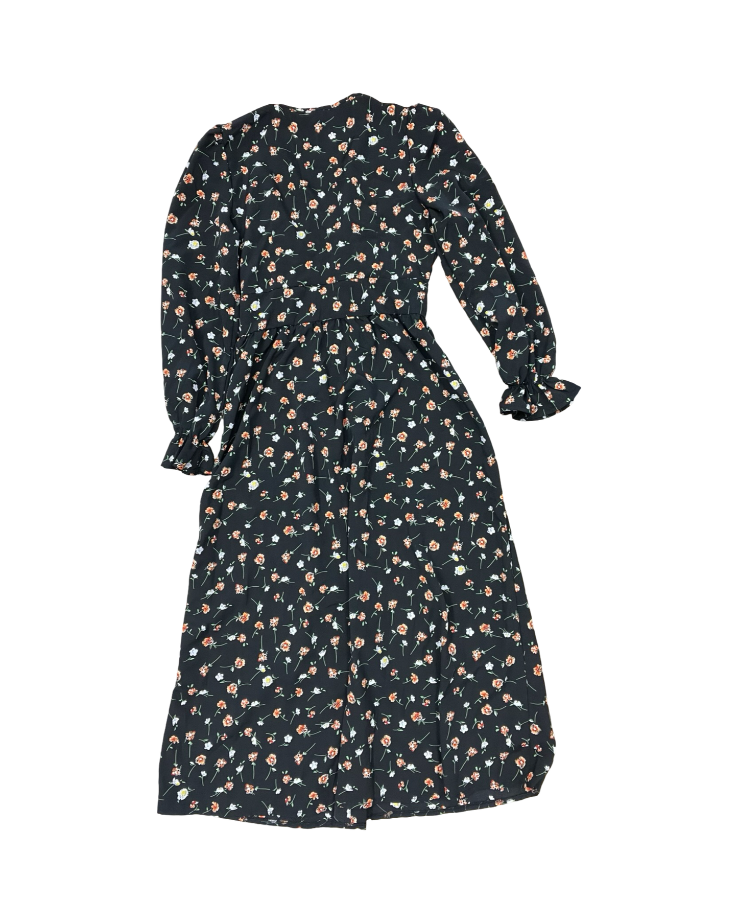 Dress Casual Midi By Shein In Black, Size:Xs