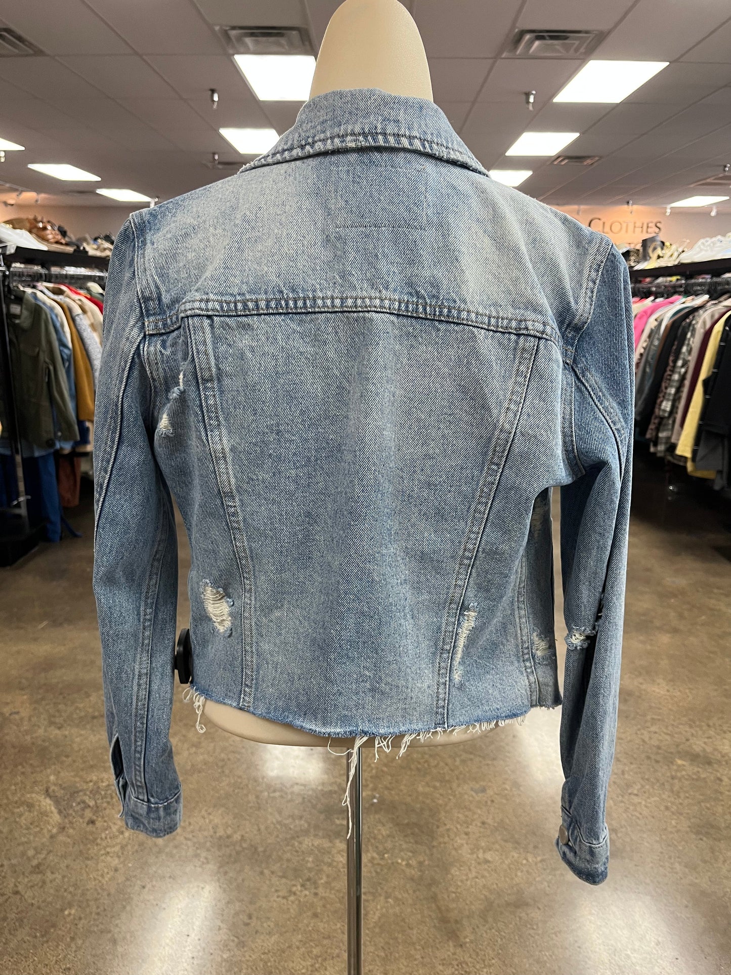Jacket Denim By Blanknyc In Blue Denim, Size:Xs