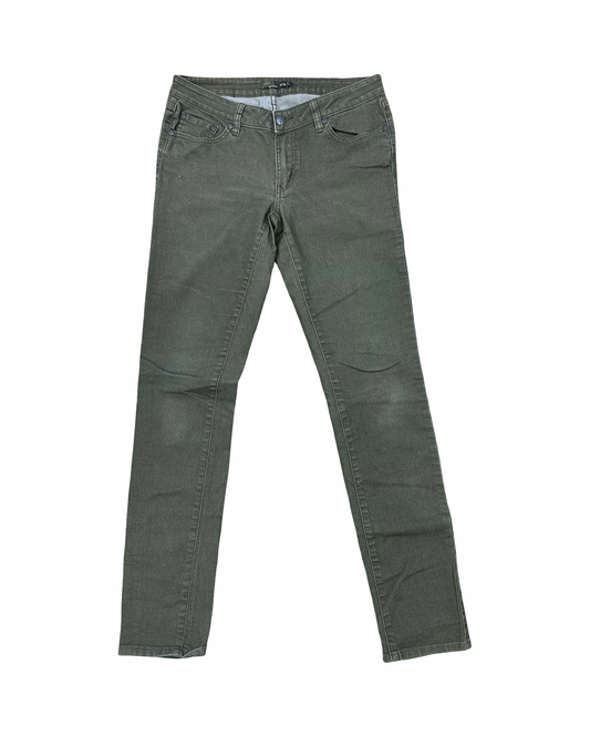 Jeans Skinny By Prana In Green, Size:8