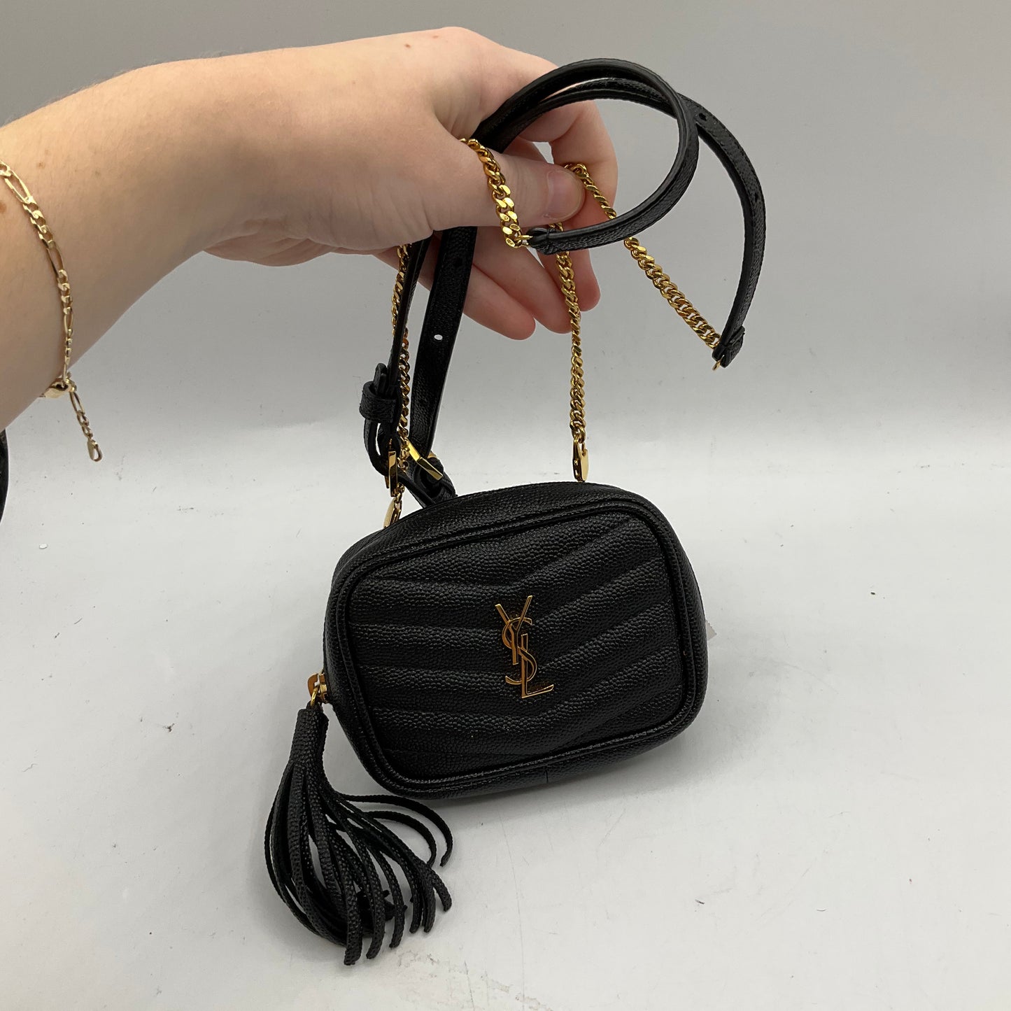 Crossbody Luxury Designer By Yves Saint Laurent, Size: Small