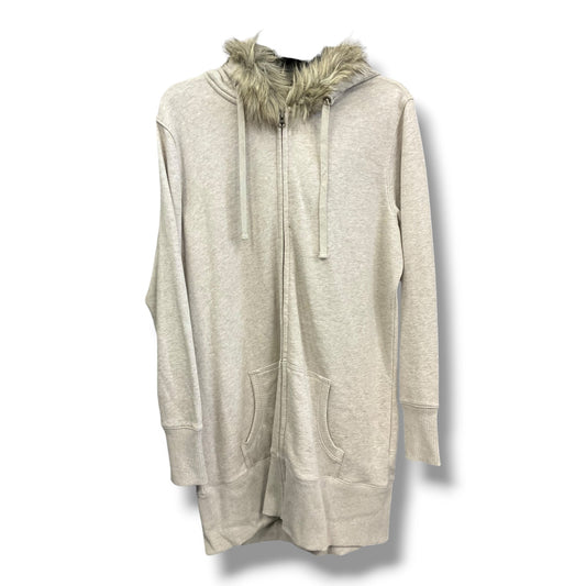 Coat Faux Fur & Sherpa By Old Navy In Cream, Size: L