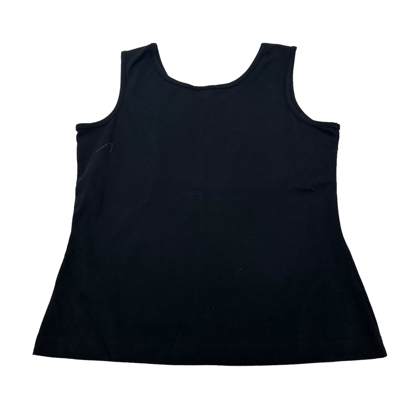 BLACK LANDS END TOP SLEEVELESS, Size M