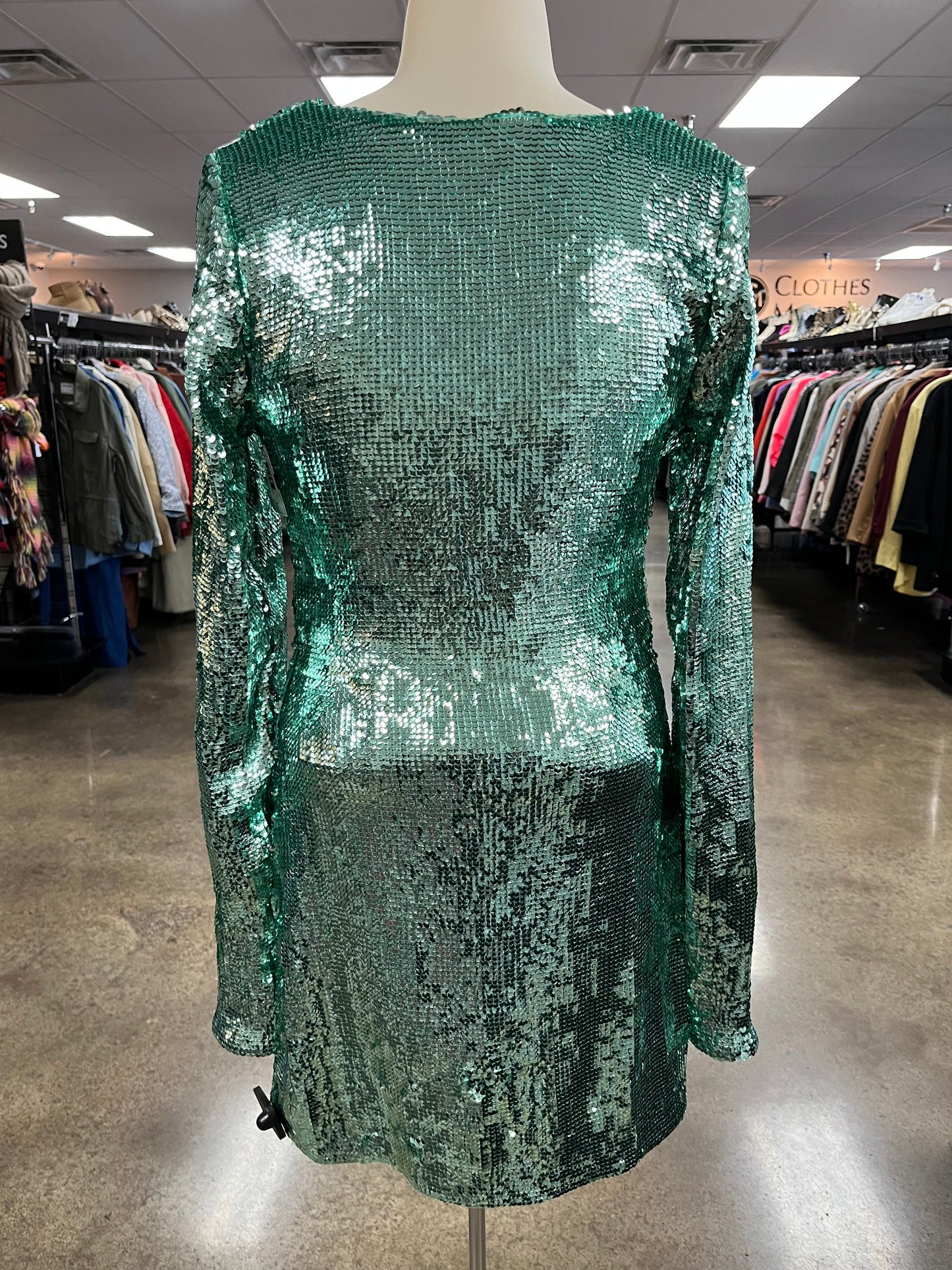 Dress Party Short By Mumu In Green, Size:S