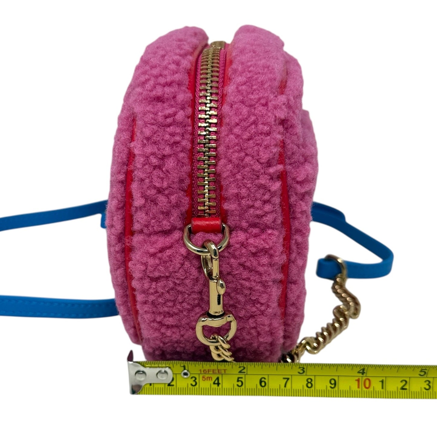 Chiswick High Pile Fleece Camera Bag Designer By Kurt Geiger, Size: Medium