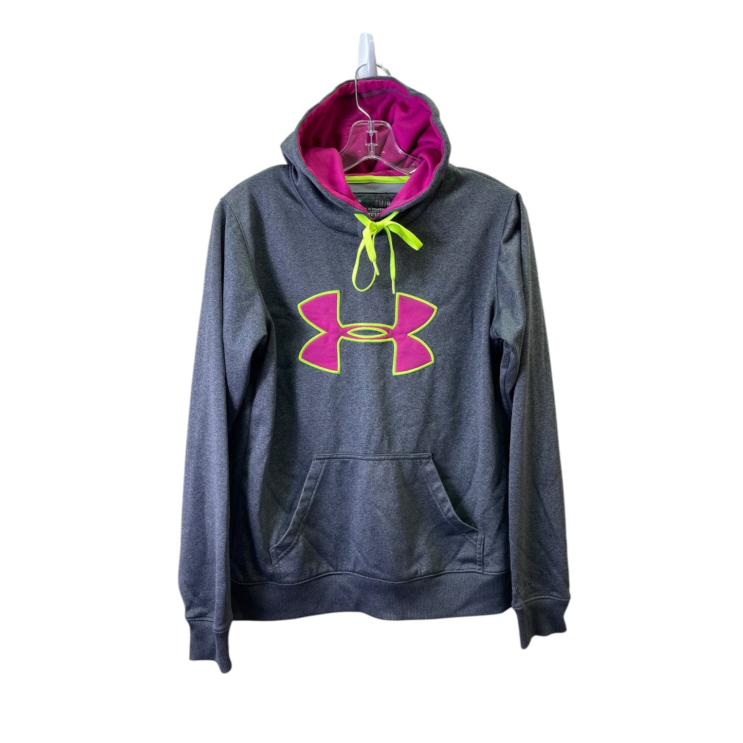 Athletic Sweatshirt Hoodie By Under Armour In Grey, Size:Sp