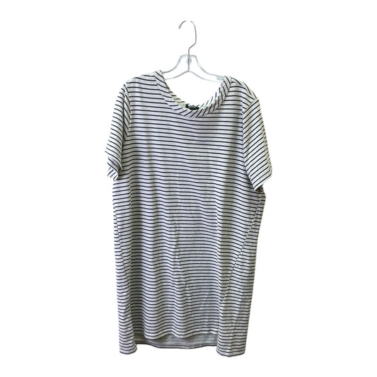 Dress Casual Midi By Buffalo David Bitton In Black & White, Size:Xl