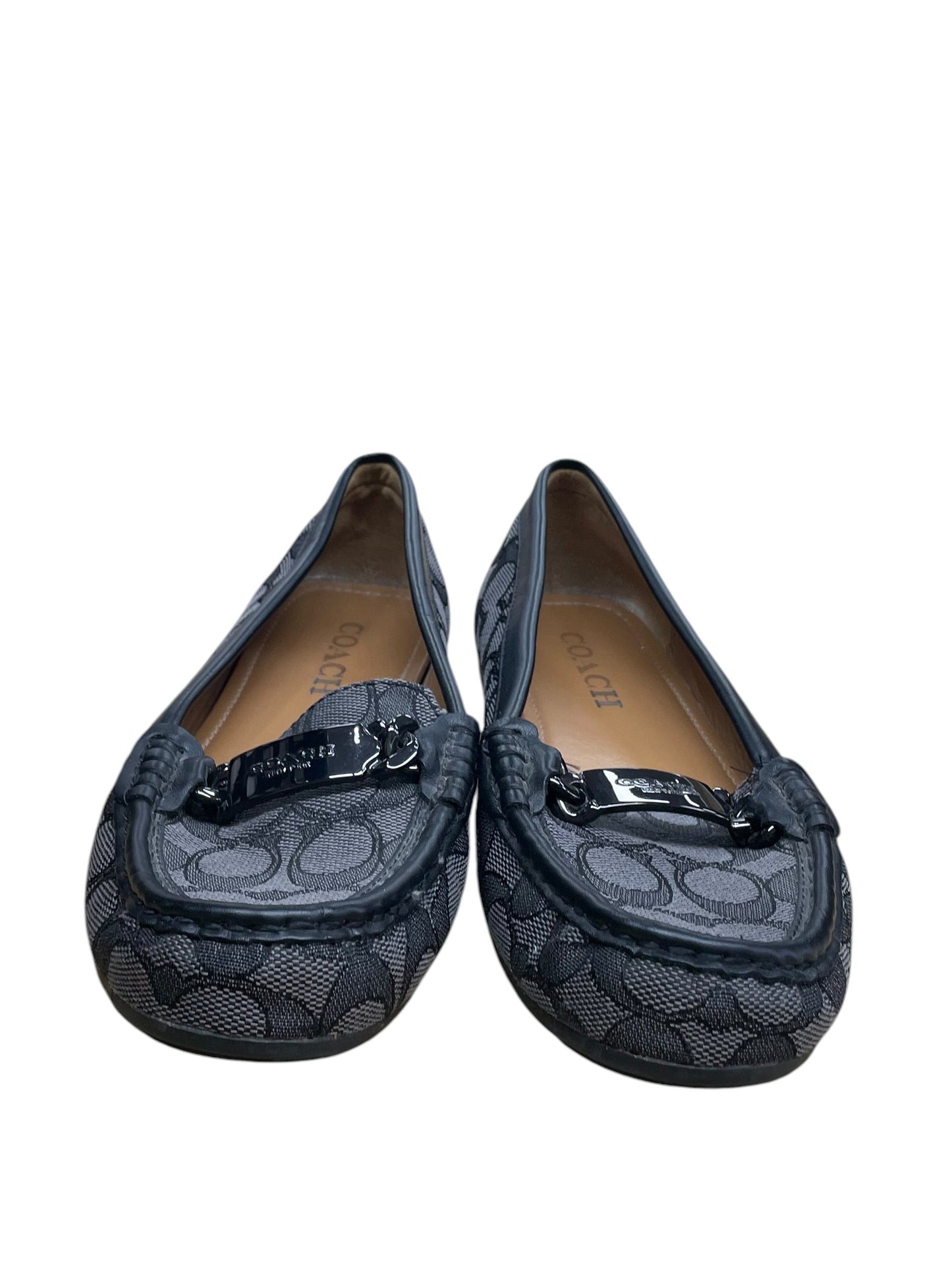 Shoes Designer By Coach In Black, Size:8