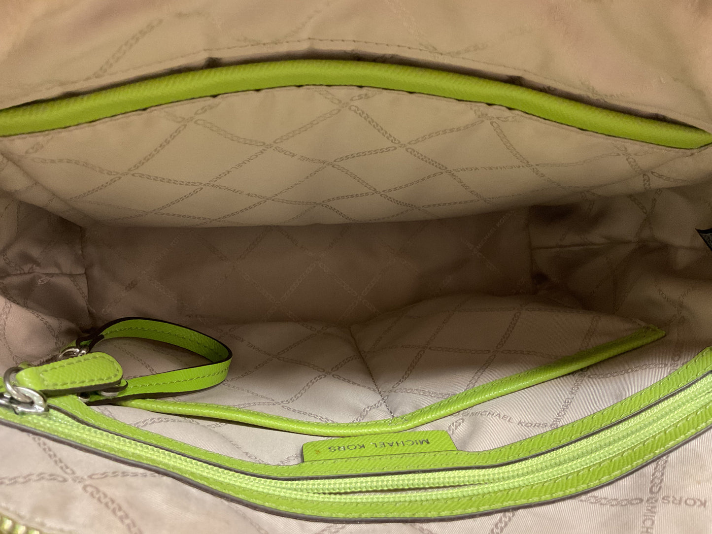 Handbag Designer By Michael Kors In Green, Size:Large