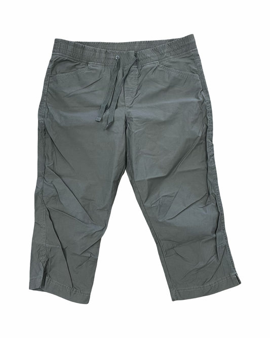 Pants Cropped By Eddie Bauer In Green, Size:8