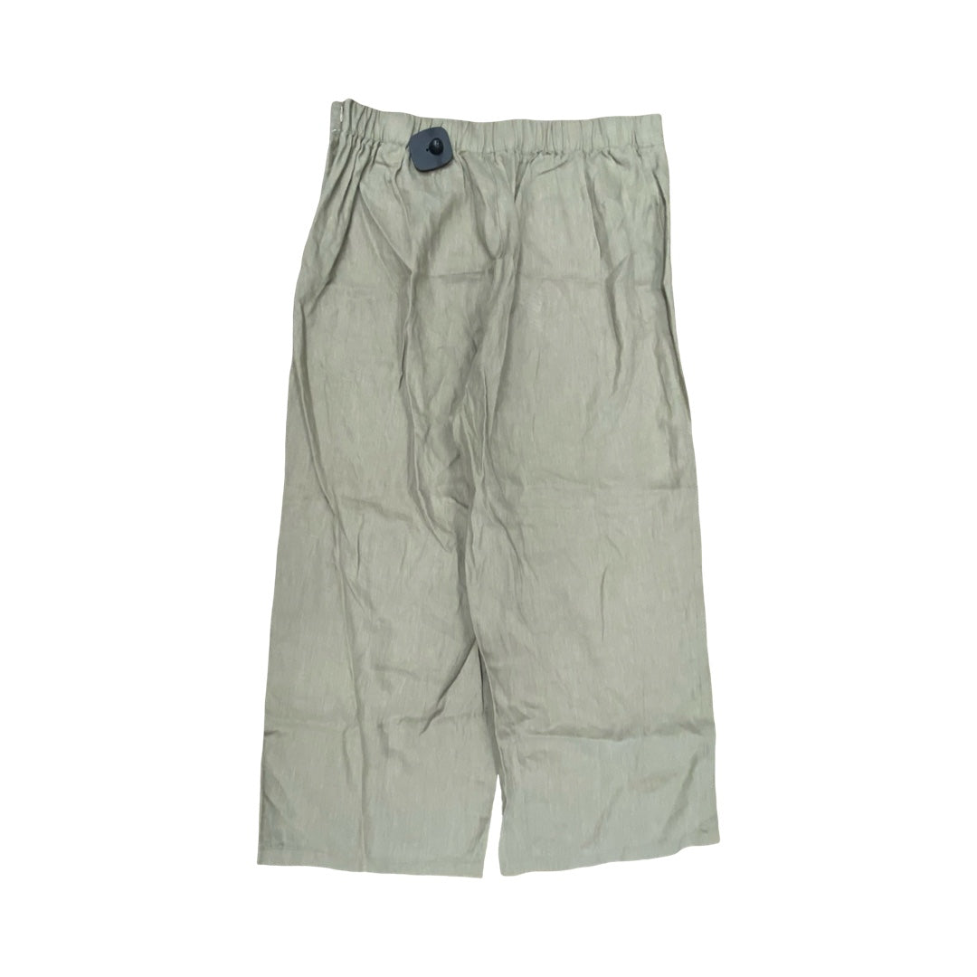 Pants Linen By Tahari In Beige, Size:L