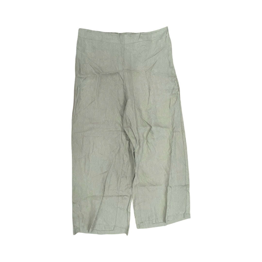 Pants Linen By Tahari In Beige, Size:L