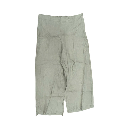Pants Linen By Tahari In Beige, Size:L