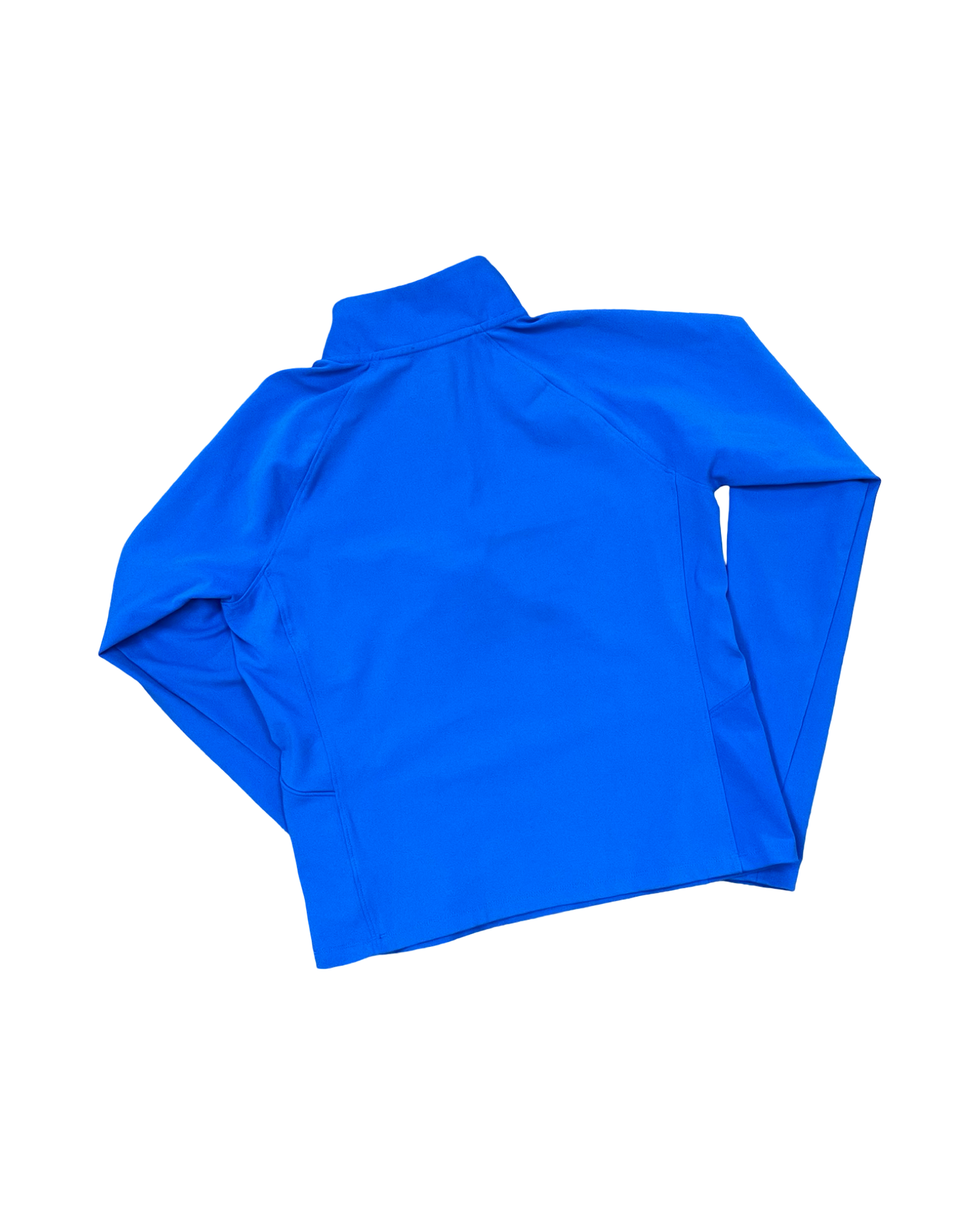 Athletic Top Ls Collar By Reebok In Blue, Size:M