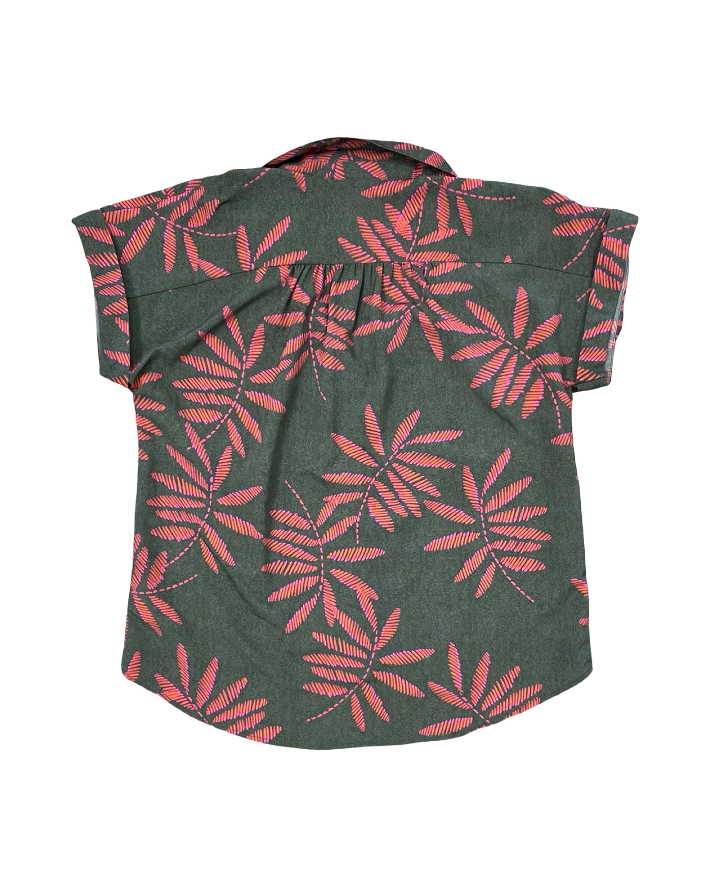 Blouse Ss By A New Day In Green, Size:M