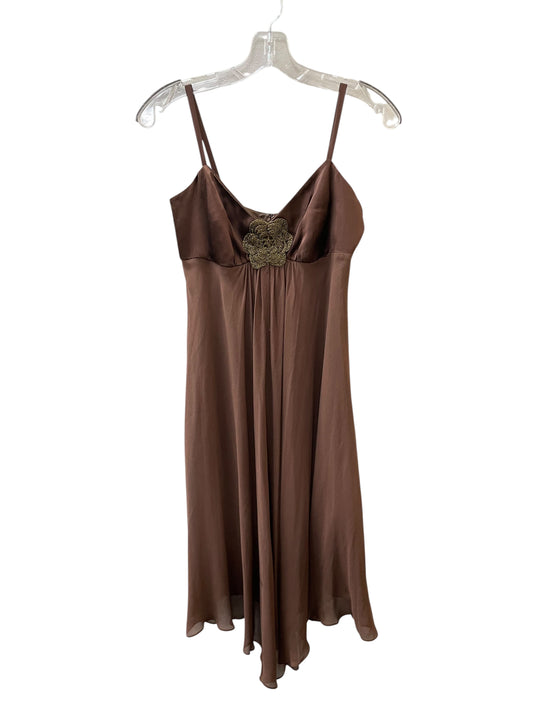 Dress Casual Midi By Nine West In Brown, Size:S