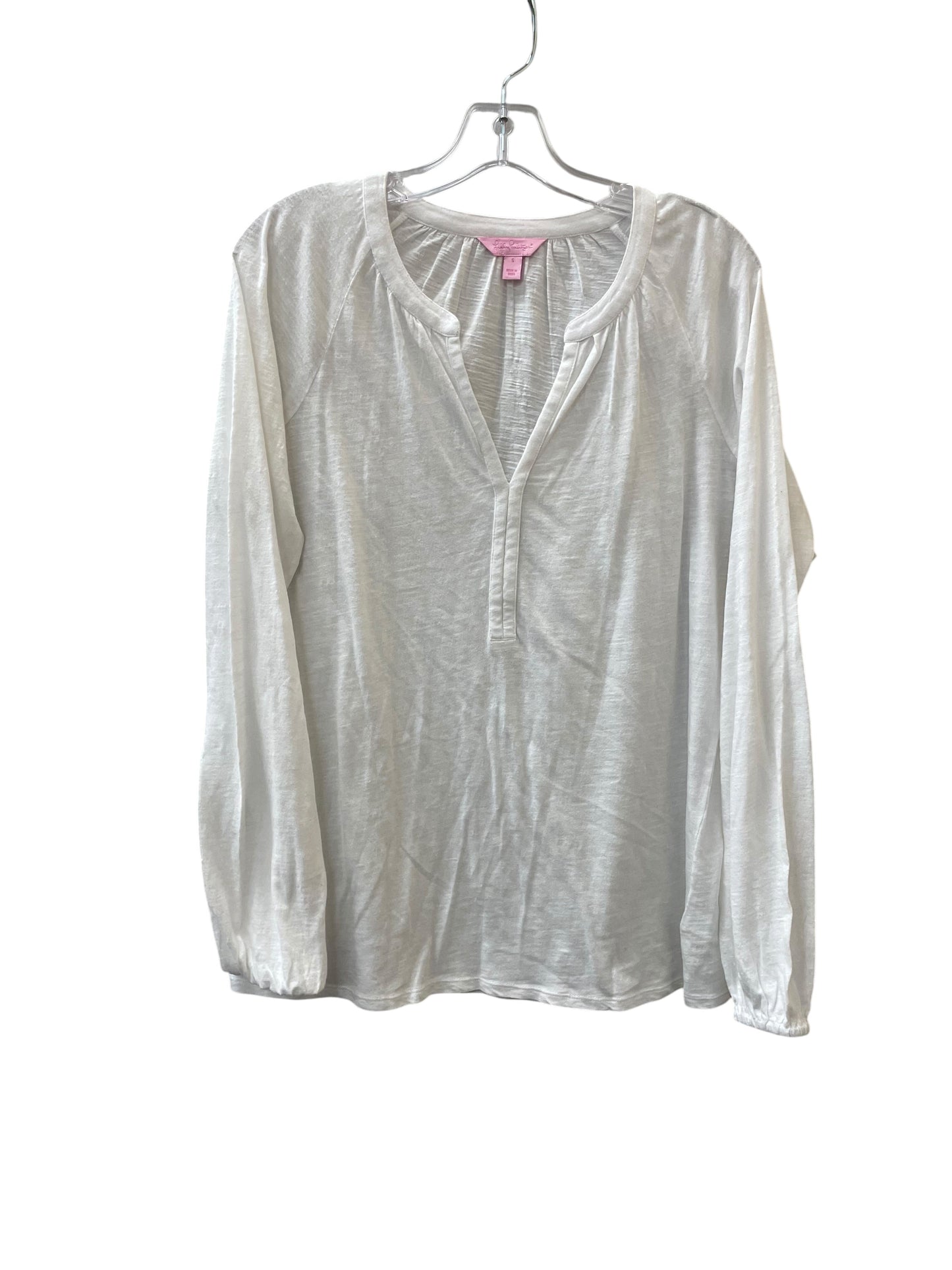 Top Ls Designer By Lilly Pulitzer In White, Size:S