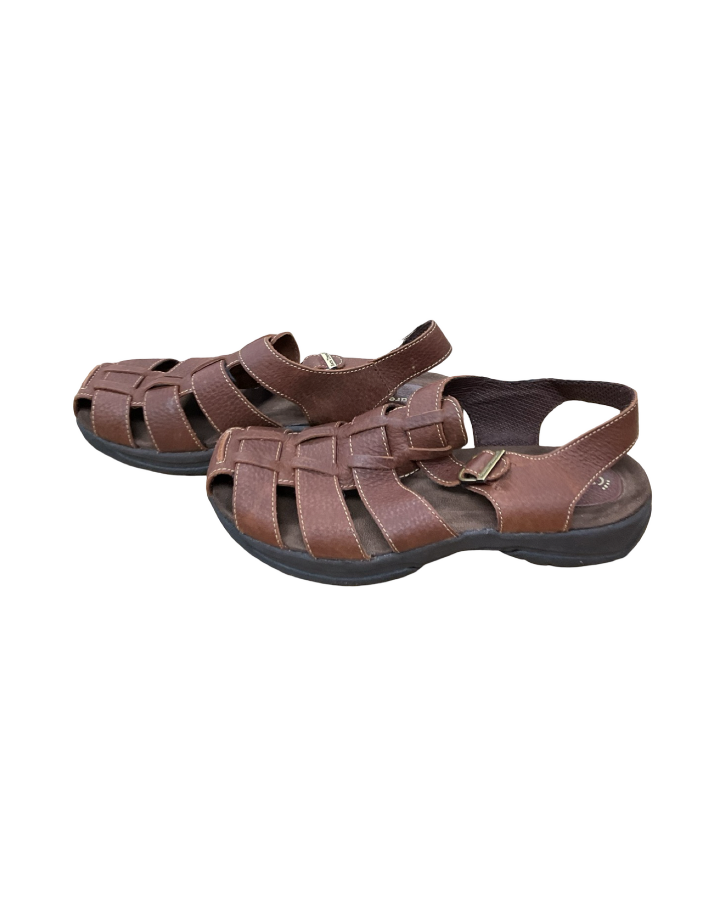 Sandals Flats By Bare Traps In Brown, Size:11