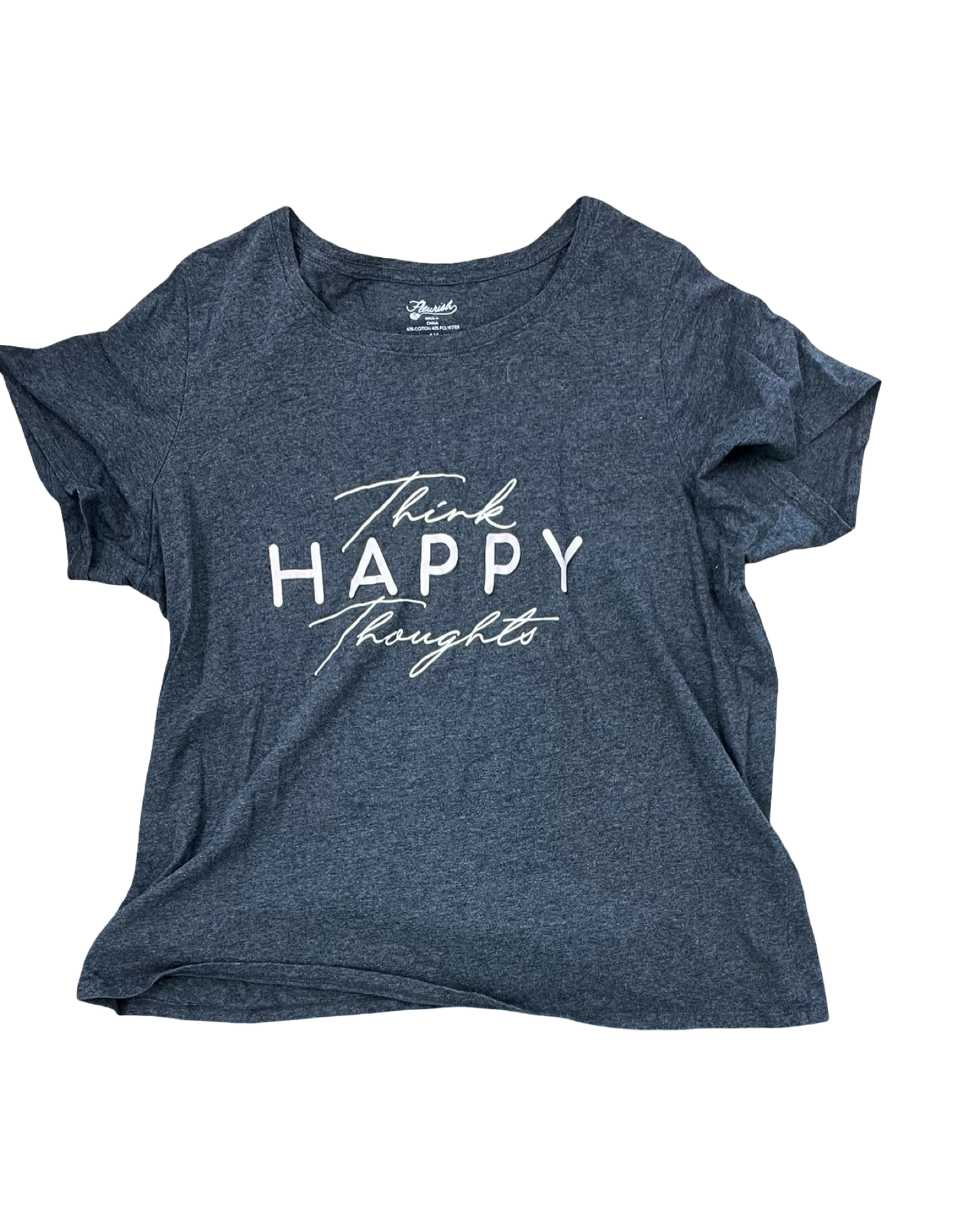 Top Ss By Clothes Mentor In Grey, Size:1X