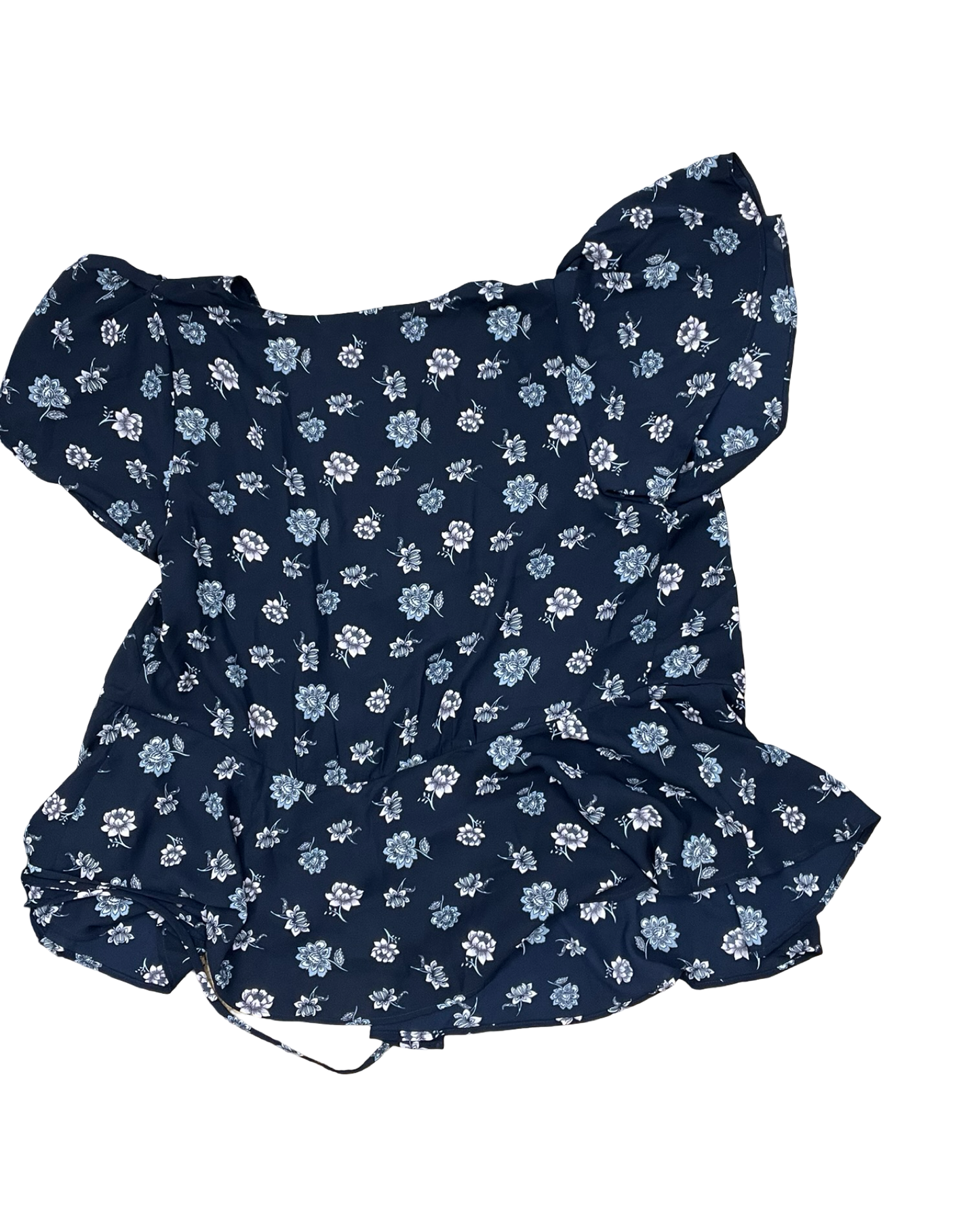 Top Ss By Loft In Navy, Size:L