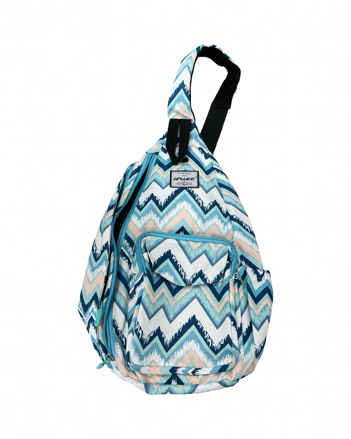 Backpack By Clothes Mentor In Blue & White, Size:Medium