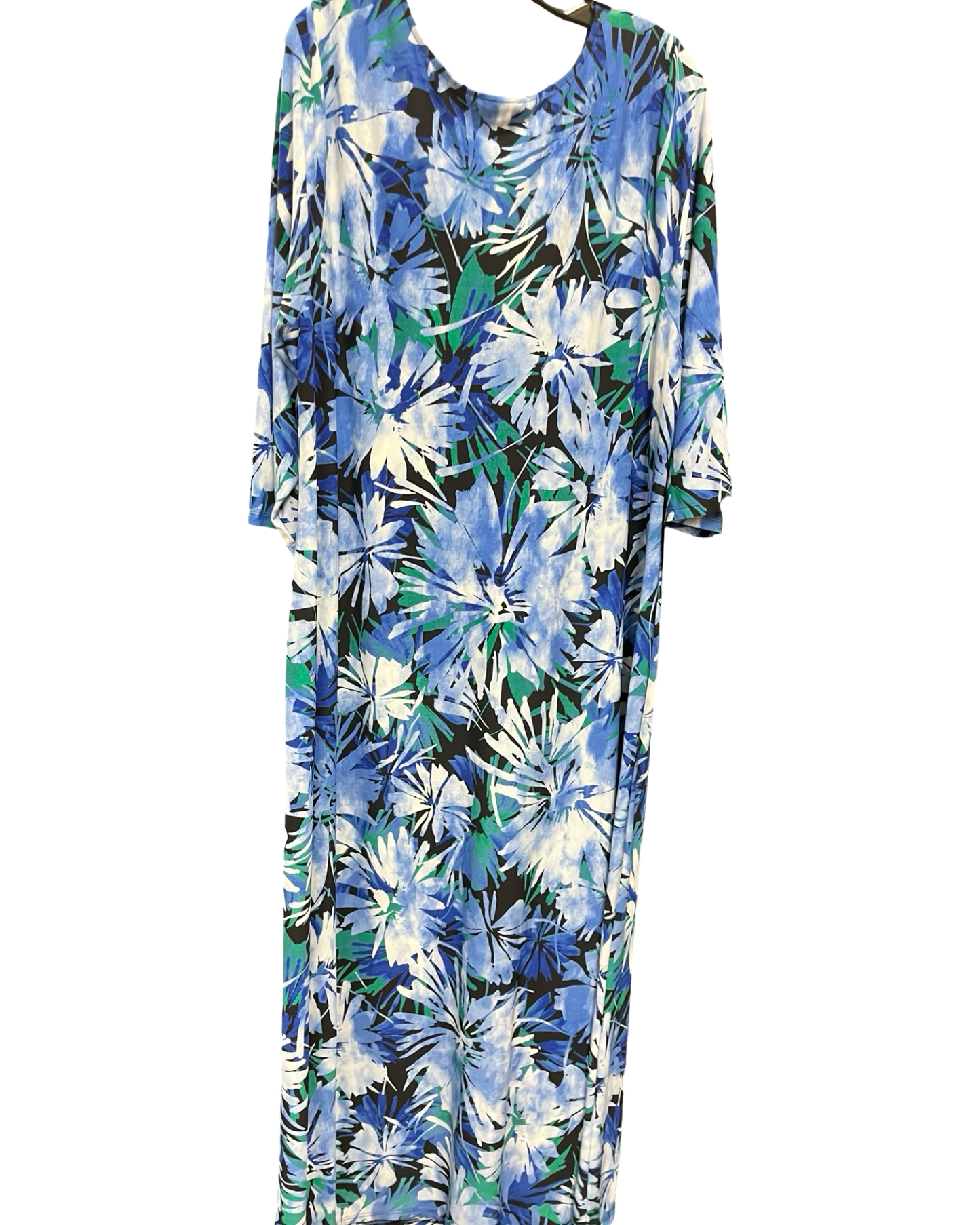 Dress Casual Maxi By Catherines In Blue, Size:2X