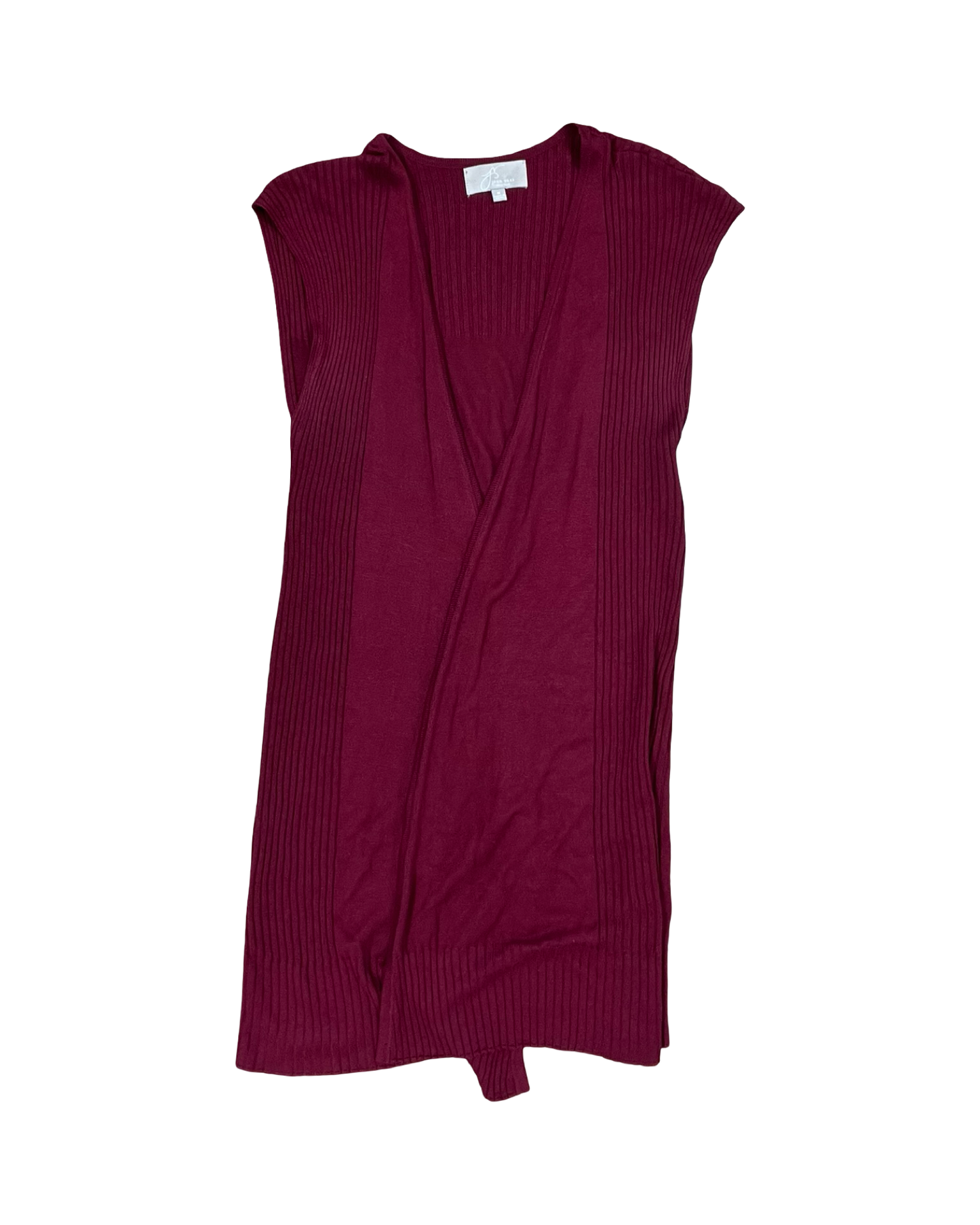 Cardigan By Joan Vass In Red, Size:M