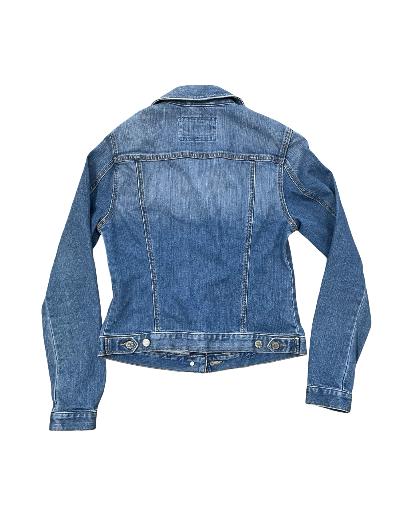 Jacket Denim By Loft In Blue Denim, Size:Xs