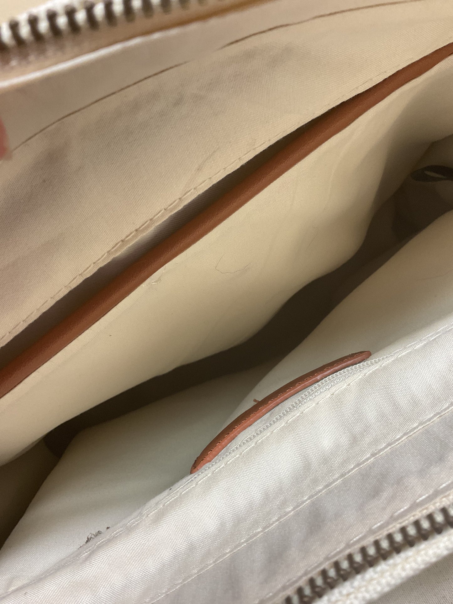Tote By Cmc In Blue & Cream, Size:Medium
