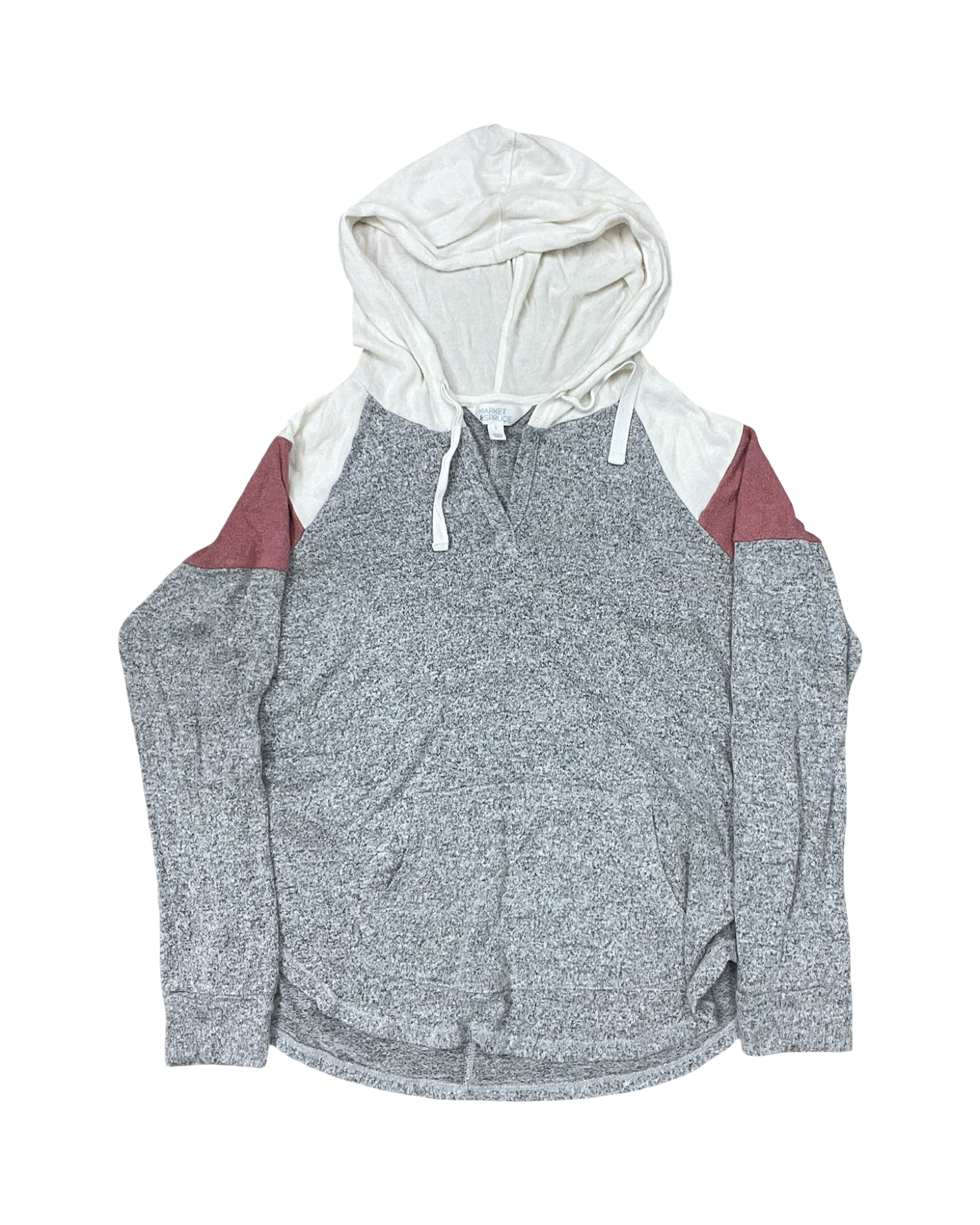 Top Ls By Market & Spruce In Grey, Size:L