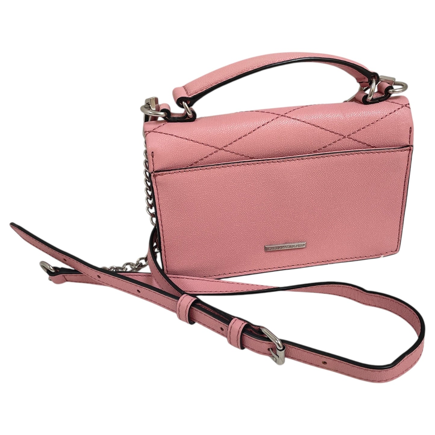 Crossbody Designer By Rebecca Minkoff In Pink, Size:Small