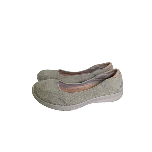 Shoes Flats By Skechers In Taupe, Size:10