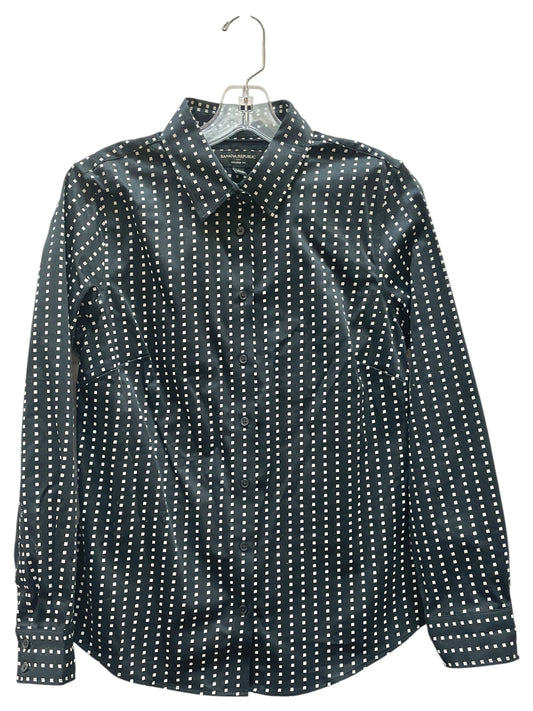 Top Ls By Banana Republic In Black & White, Size:8