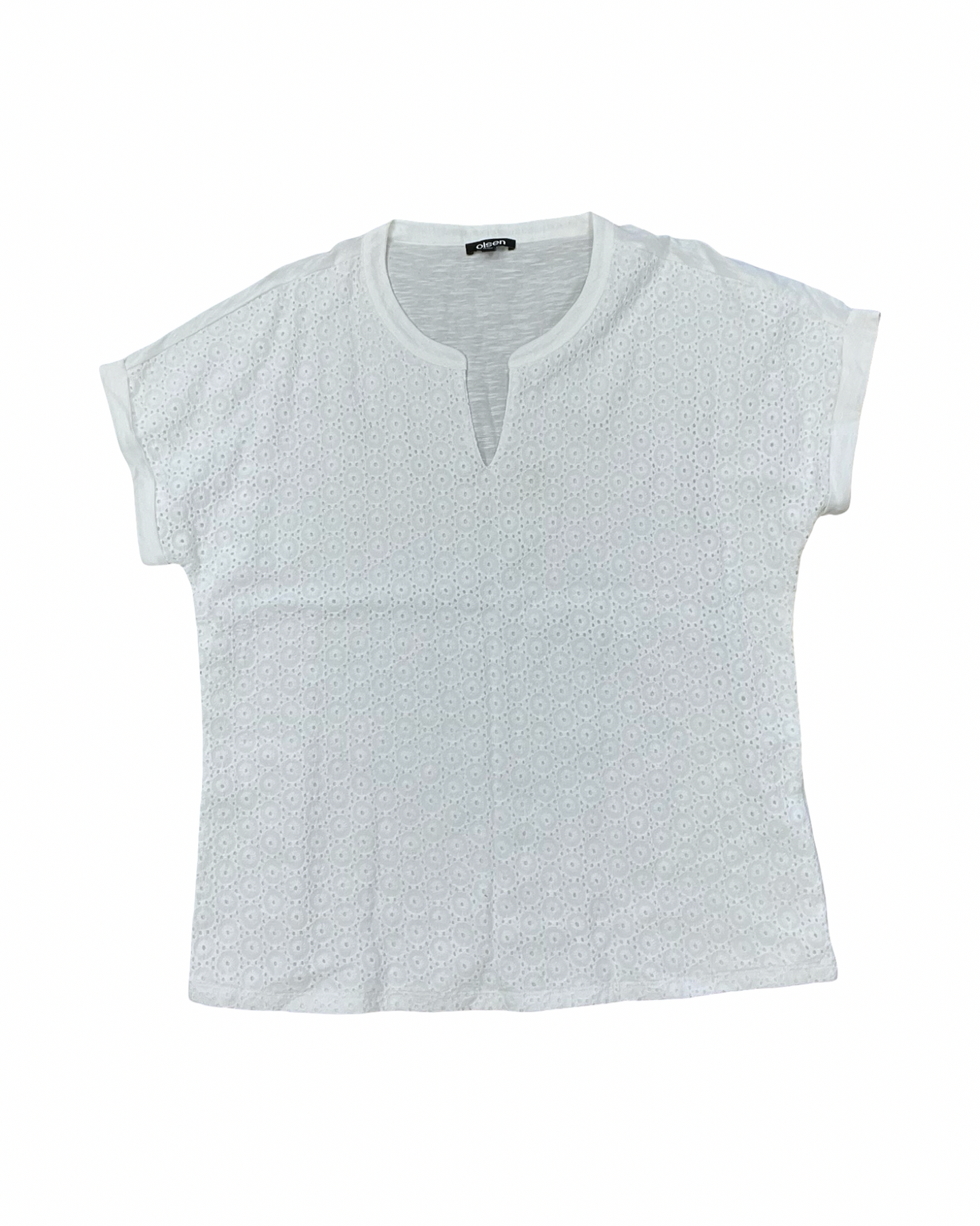 Top Ss By Clothes Mentor In White, Size:L