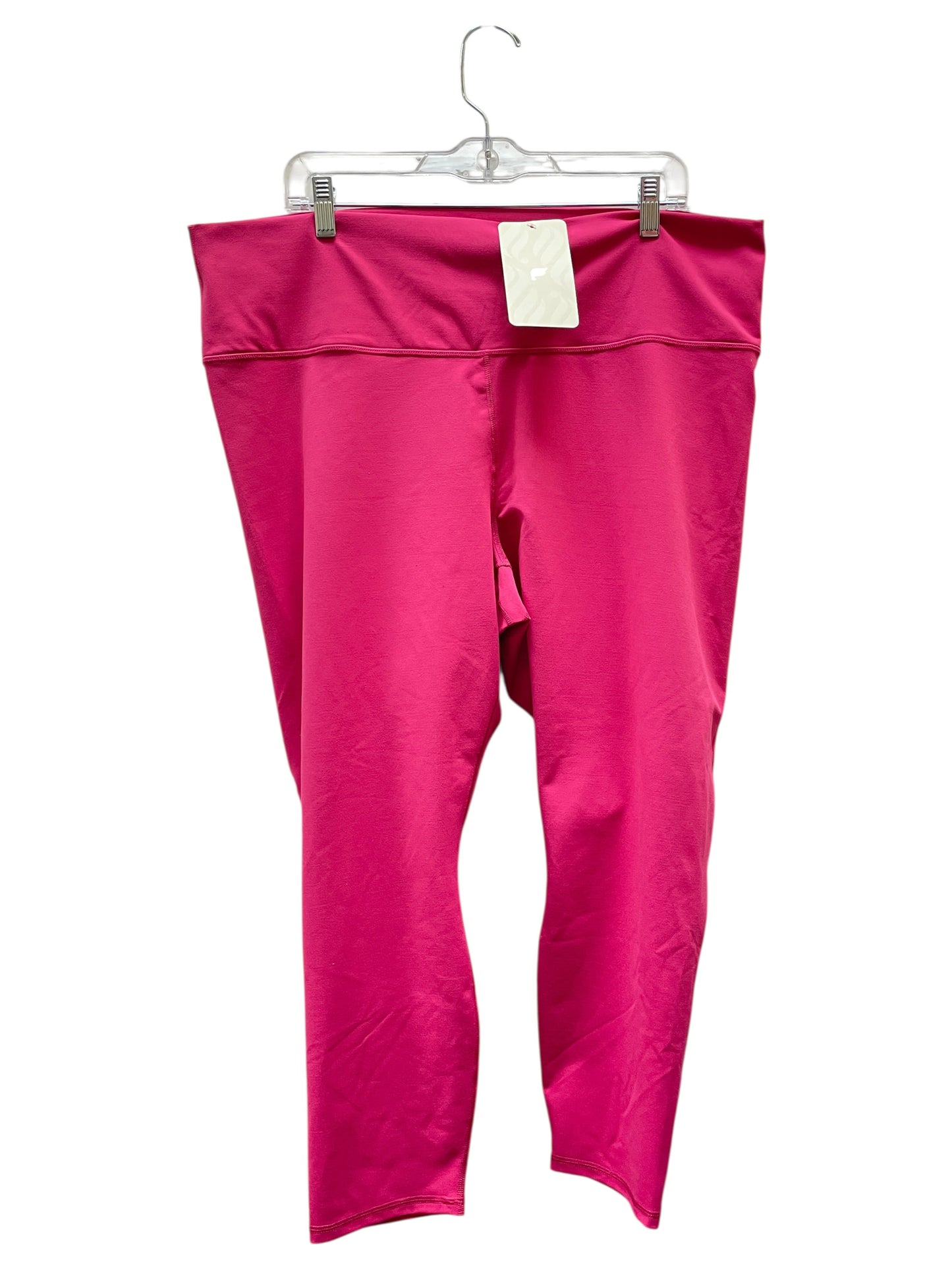 Athletic Capris By Fabletics In Pink, Size:3X