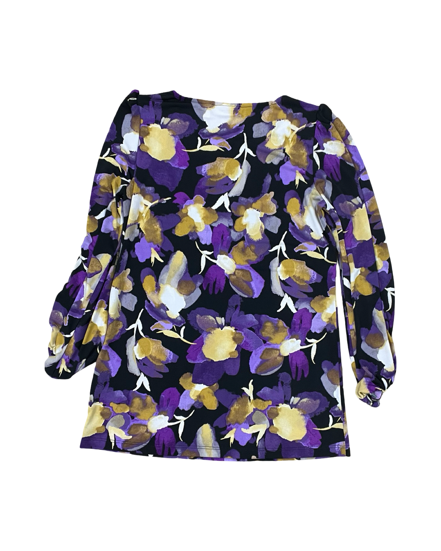 Top Ls By Susan Graver In Black & Purple, Size:Xs