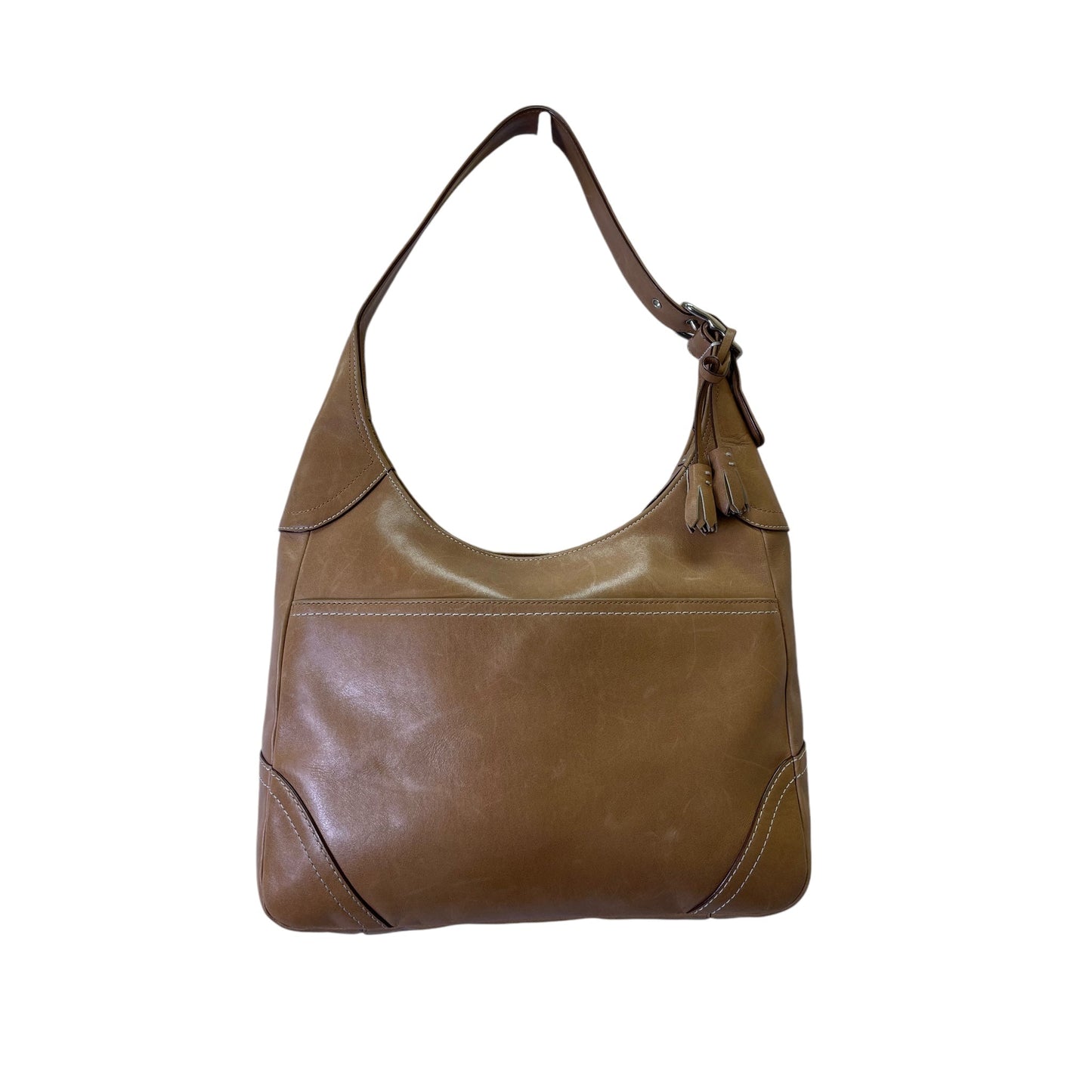 Handbag Designer By Coach In Tan, Size:Medium