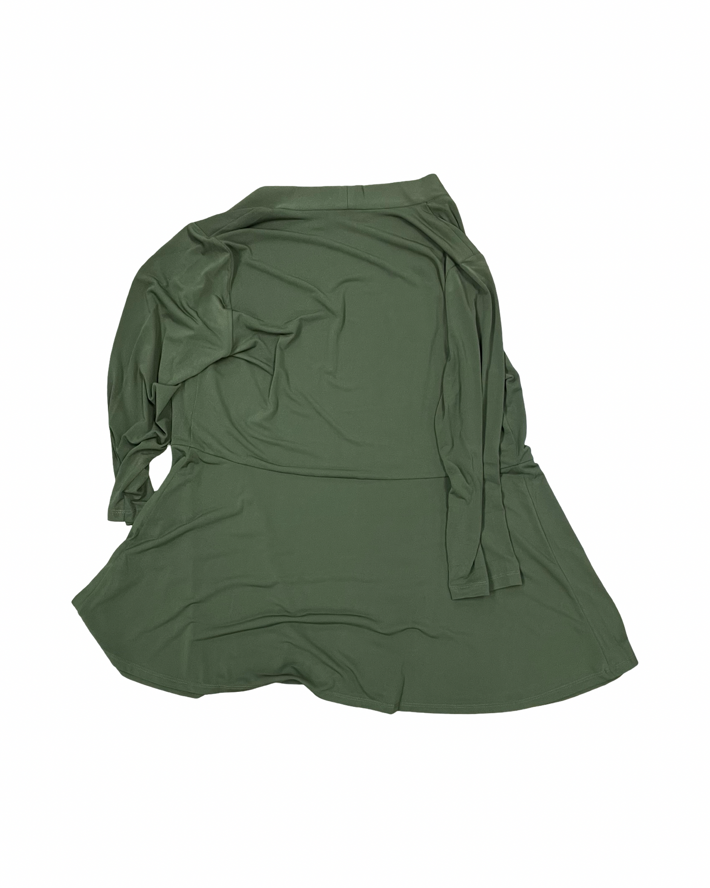 Cardigan By Susan Graver In Green, Size:S