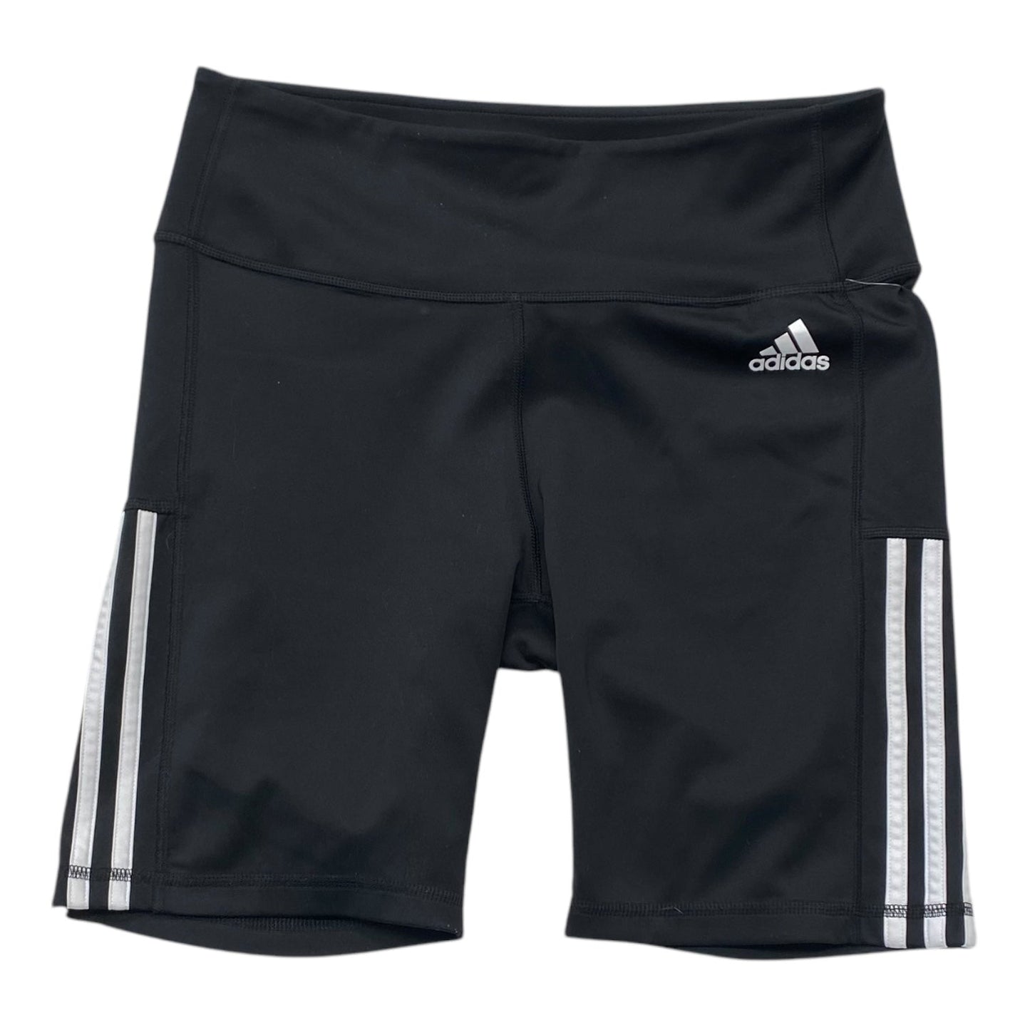 Athletic Shorts By Adidas In Black & White, Size:L