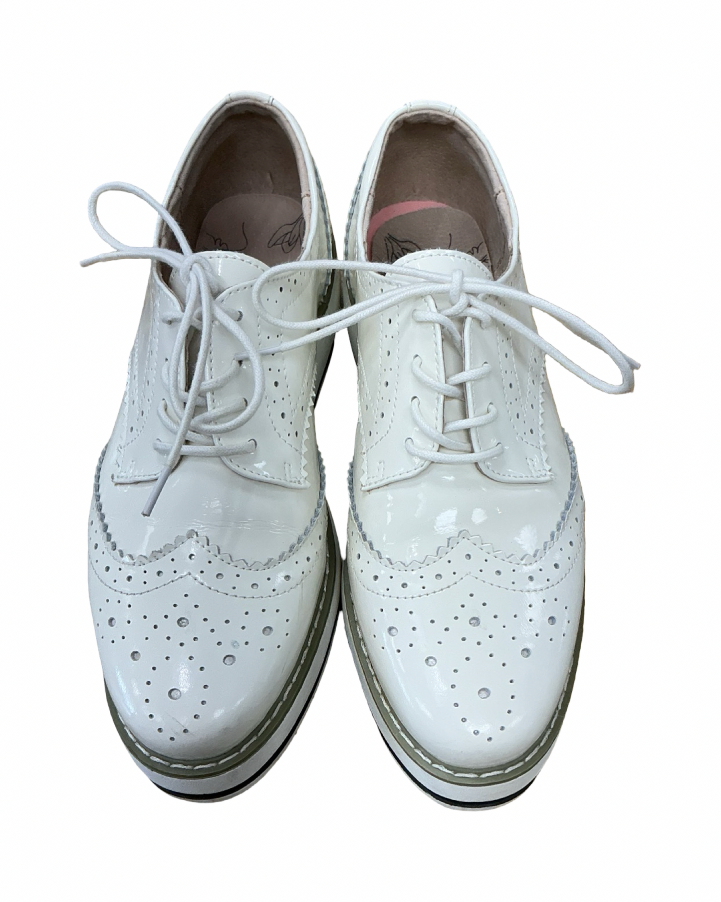 Shoes Sneakers Platform By Clothes Mentor In White, Size:11.5