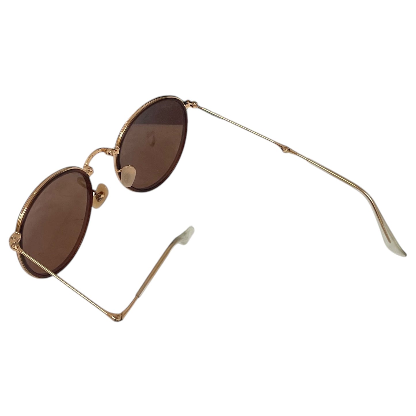 Sunglasses Designer By Ray Ban In Gold
