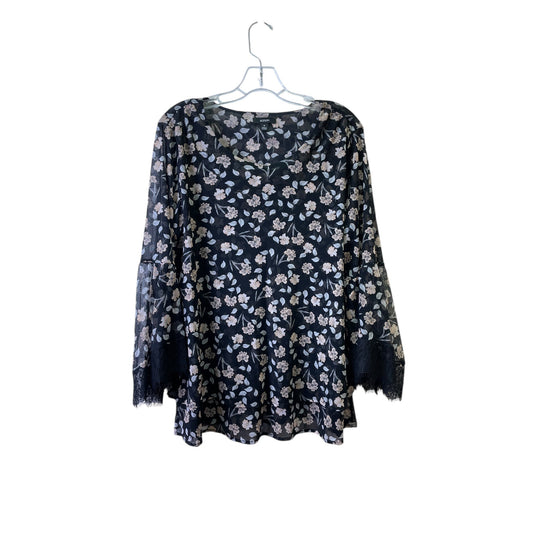 Top Ls By Alfani In Black, Size:Xl