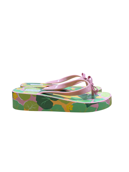 Sandals Designer By Kate Spade In Pink, Size:9