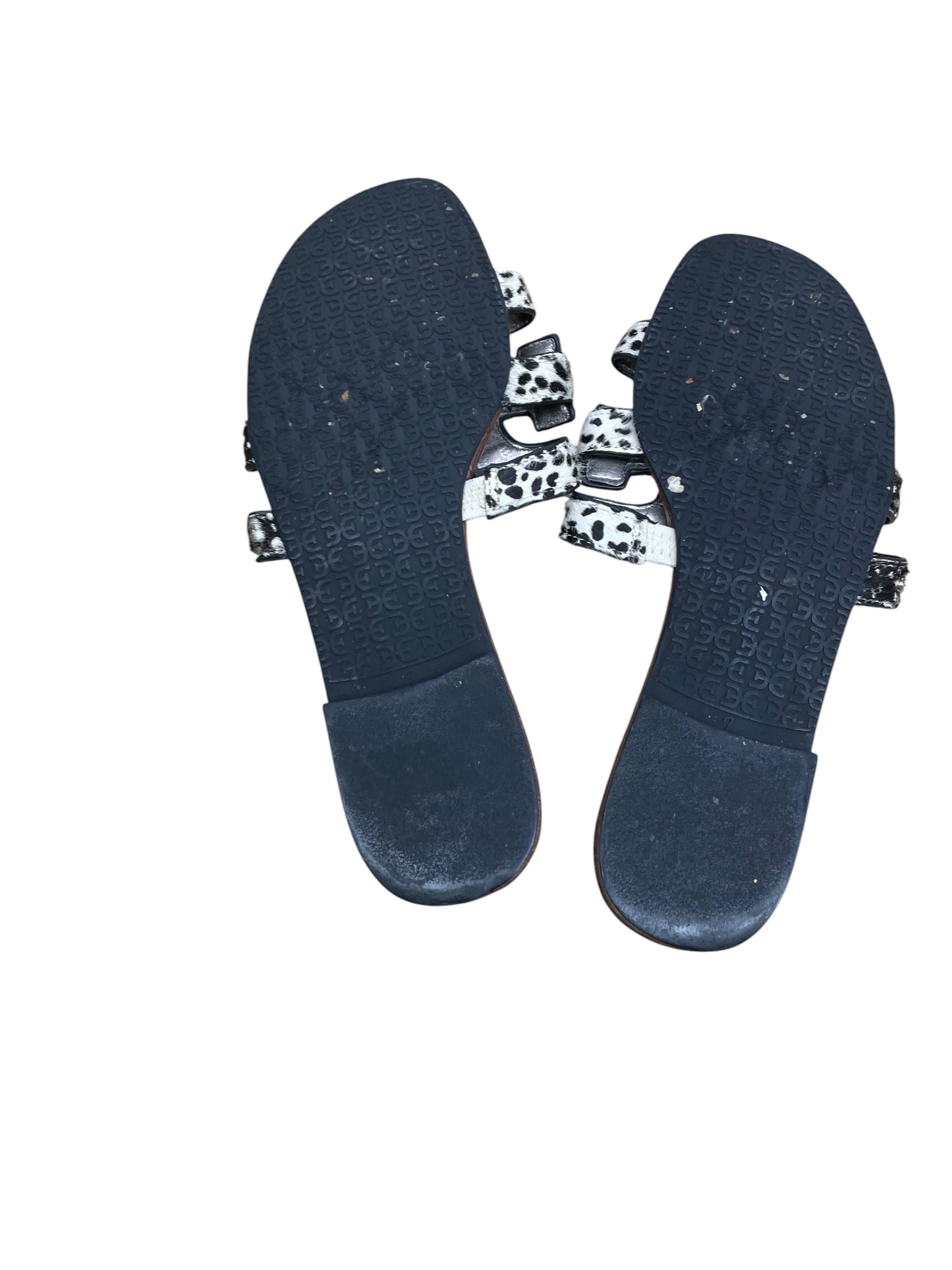Sandals Flats By Sam Edelman In Animal Print, Size:7