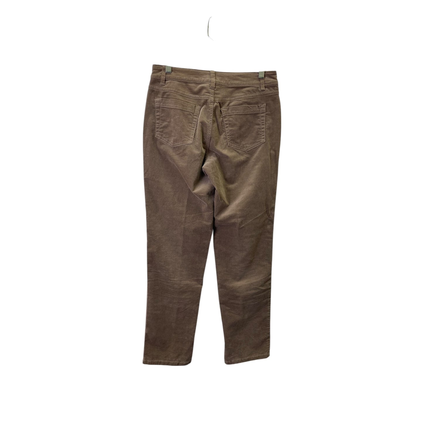 Pants Corduroy By Croft And Barrow In Taupe, Size:4